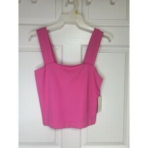 Brand New A New Day Cerise Pink Ribbed Tank Size Size 2X Nylon Spandex